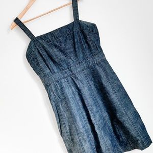 Gap apron denim jeans dress Sz. 12